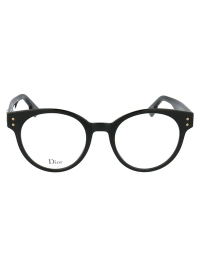 Shop Dior Cd3 Glasses In 807 Black
