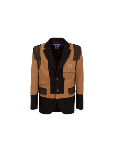 Shop Junya Watanabe X Carhartt Jacket In Brw X Blk/brw