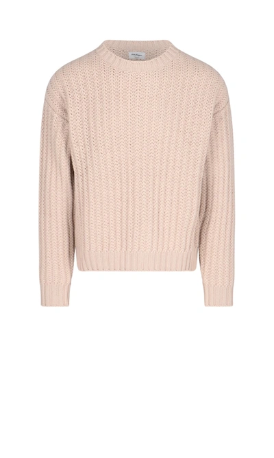 Shop Ferragamo Sweater In Gold