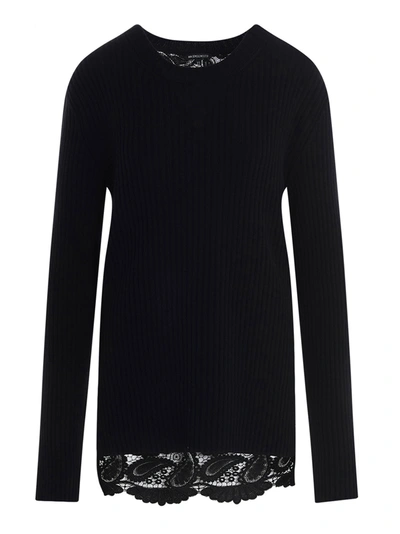 Shop Ann Demeulemeester Sweater In Black