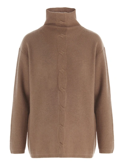 Shop Max Mara S  Caliga Sweater In Brown