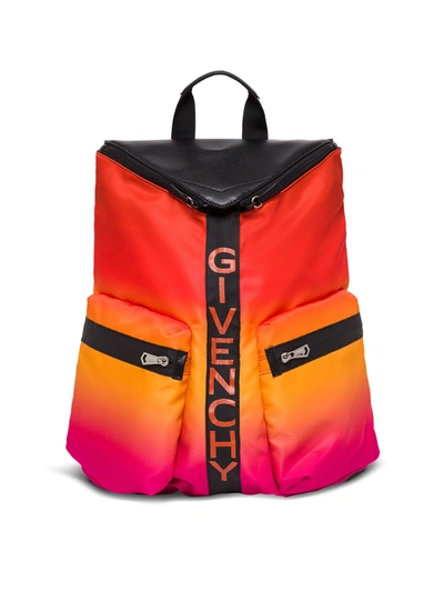Shop Givenchy Nylon Spectre Backpack In Orange