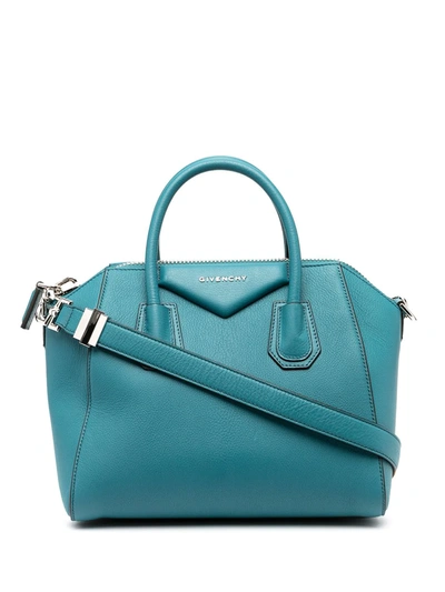 Shop Givenchy Antigona Tote In Blue