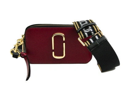Pre-owned The Marc Jacobs  The Snapshot Deep Maroon/graphite