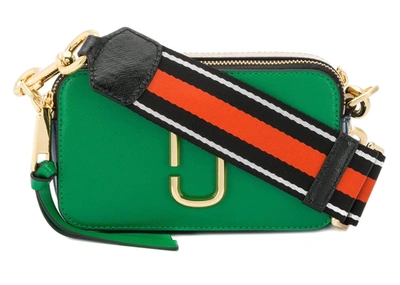 Pre-owned The Marc Jacobs  The Snapshot Pepper Green Multi