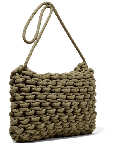 Shop Alienina Handbags In Beige