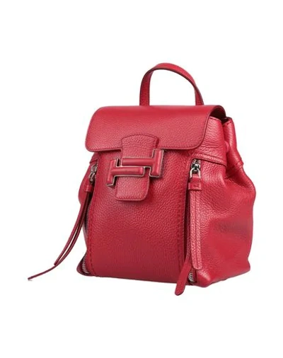 Shop Tod's Backpacks & Fanny Packs In Red
