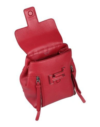 Shop Tod's Backpacks & Fanny Packs In Red