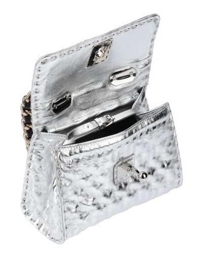 Shop Ermanno Scervino Cross-body Bags In Silver
