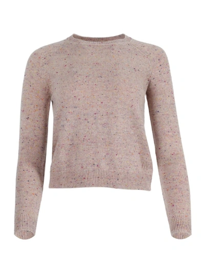 Shop Alexandra Golovanoff Mila Cashmere Tweed Sweater In Pink
