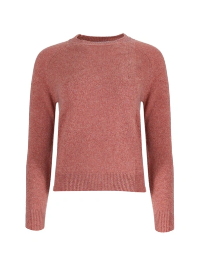 Shop Alexandra Golovanoff Mila Cashmere Crewneck Sweater In Pink