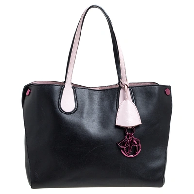 Pre-owned Dior Addict Shopper Tote In Black