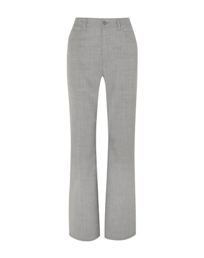 Shop Mm6 Maison Margiela Woman Pants Grey Size 4 Polyester, Virgin Wool, Elastane