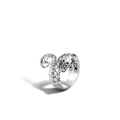 Shop John Hardy Naga Ring In Silver And Gold