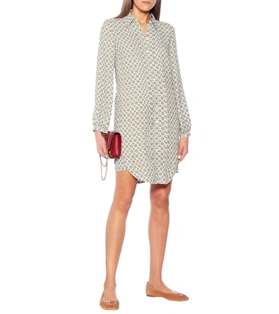 Tory Burch Georgia Square-toe Suede Ballet Flats In Brown