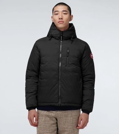 Canada Goose Lodge Jacket With Hood In Black