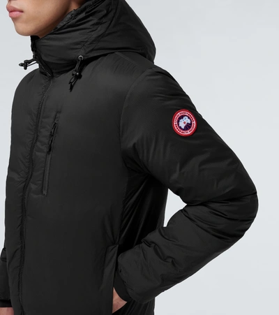 Canada Goose Lodge Jacket With Hood In Black