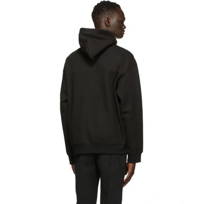 Shop Ader Error Ssense Exclusive Black Tape Logo Hoodie