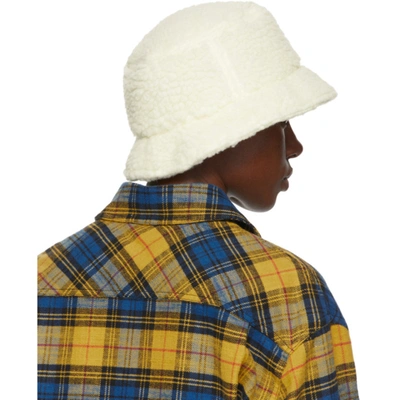 Shop Carhartt Work In Progress Off-white Northfield Bucket Hat In Wax