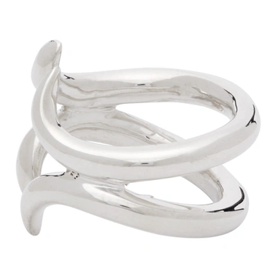 Shop Sapir Bachar Silver Horn Ring