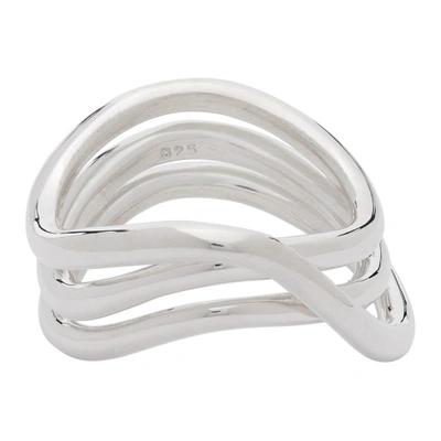 Shop Sapir Bachar Silver Wave Ring