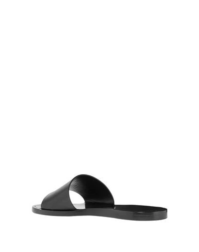 Shop Common Projects Woman By  Woman Sandals Black Size 7 Soft Leather