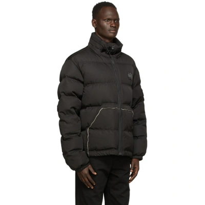 Shop Ader Error Black Down Masking Jacket