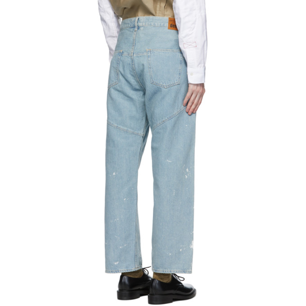 junya watanabe paint splatter jeans