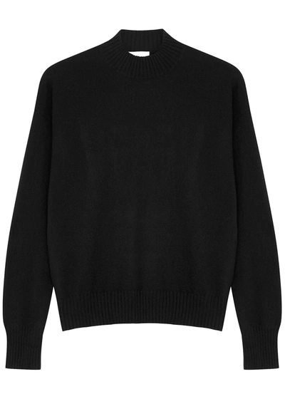 Shop Villao Black Cashmere Jumper