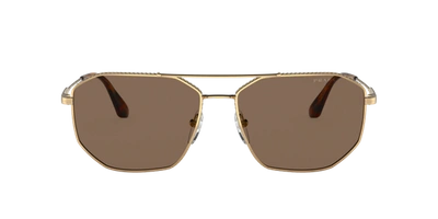 Shop Prada Man Sunglasses Pr 64xs In Brown