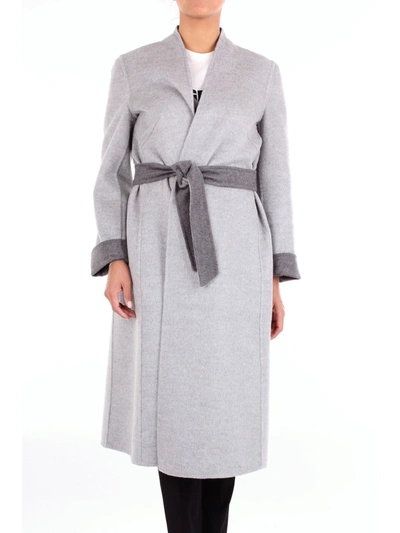 Shop Les Copains Women's Grey Trench Coat
