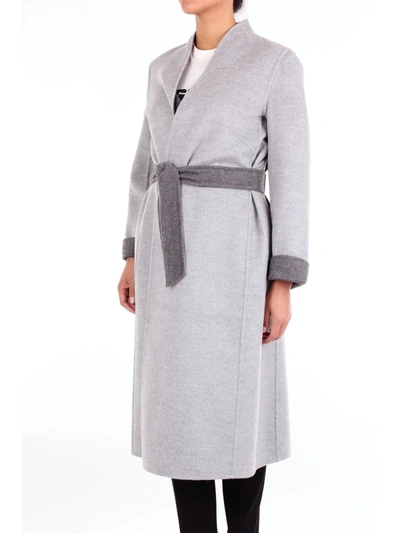 Shop Les Copains Women's Grey Trench Coat