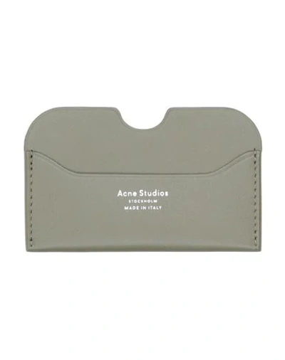 Shop Acne Studios Document Holder In Military Green
