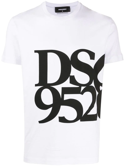 Shop Dsquared2 Graphic Print T-shirt In White