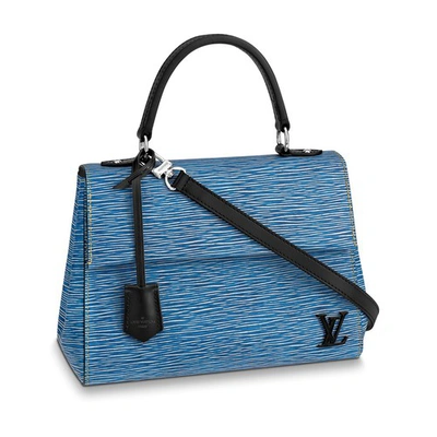 Shop Louis Vuitton Cluny Bb In Blue Denim