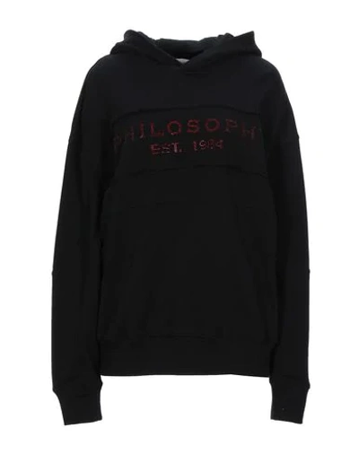 Shop Philosophy Di Lorenzo Serafini Sweatshirts In Black