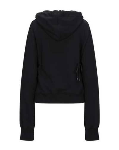 Shop Maison Margiela Hooded Sweatshirt In Black