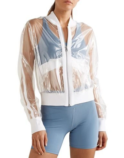 Shop Heroine Sport Woman Sweatshirt White Size Xs Polyester, Nylon