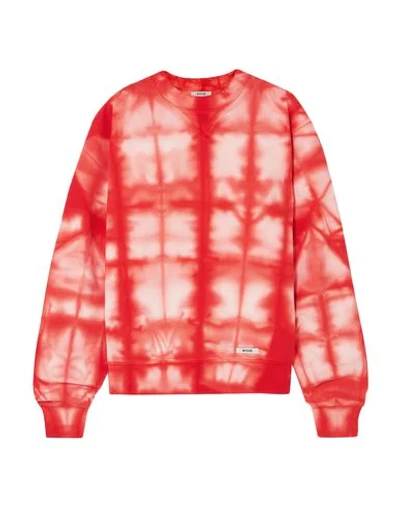 Shop Blouse Woman Sweatshirt Red Size Xs Cotton, Elastane