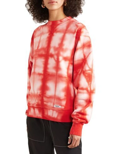 Shop Blouse Woman Sweatshirt Red Size Xs Cotton, Elastane