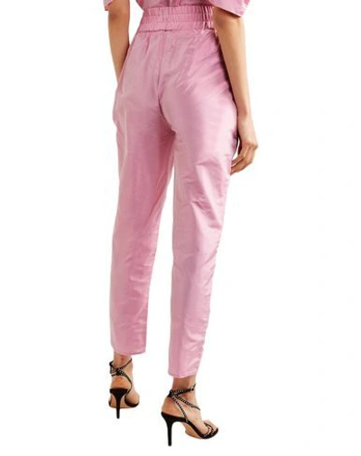 Shop Nackiyé Woman Pants Pink Size 0 Silk