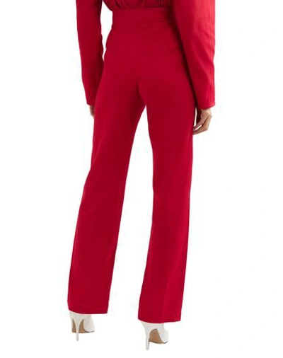 Shop Lado Bokuchava Woman Pants Red Size M Cotton