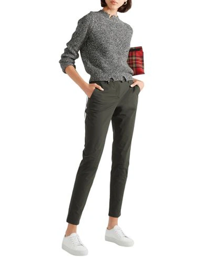Shop Tomas Maier Woman Pants Lead Size 28 Cotton, Elastane In Grey