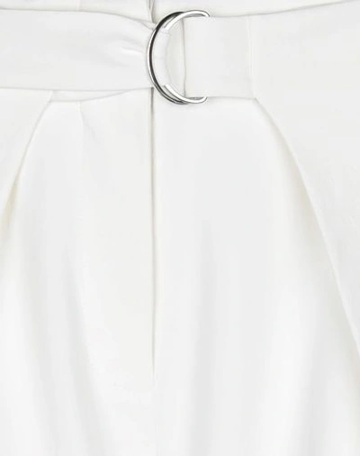 Shop Tibi 3/4-length Shorts In White