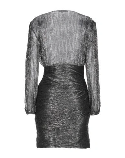 Maje Short Dresses In Silver