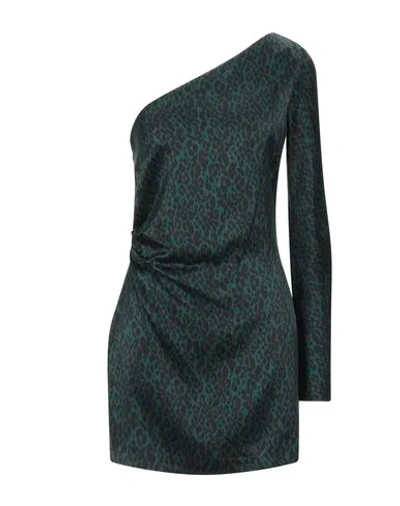 Shop Bec & Bridge Short Dress In Dark Green