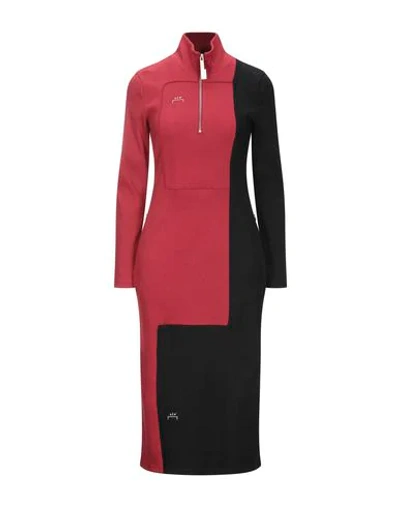 Shop A-cold-wall* * 3/4 Length Dresses In Red