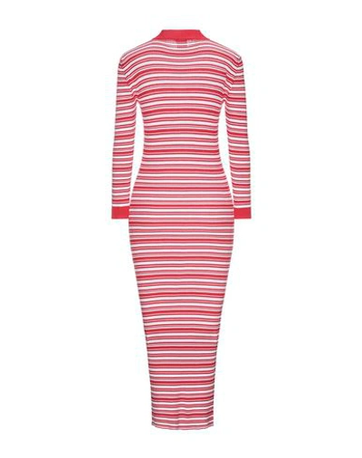 Shop Alessandro Dell'acqua 3/4 Length Dresses In Red