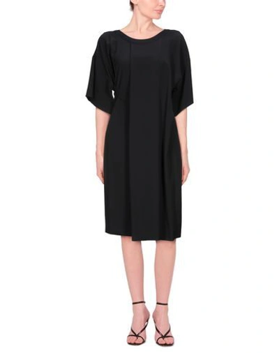 Maison Margiela Midi Dresses In Black