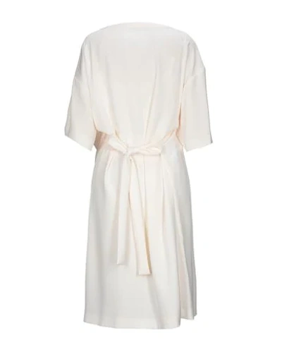 Maison Margiela Midi Dresses In White